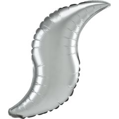Standard Curve Satin Silver folija balon