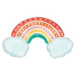 Maxi Retro Rainbow folija balon