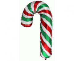 Maxi XMas Lollypop Red/Green folija Balon