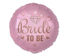Standard Bride To Be Pink folija balon