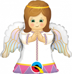 Mini Angel Girl folija balon na palčki