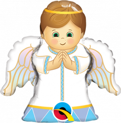 Mini Angel Boy folija balon na palčki