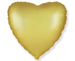 Standard Srce Satin Pastel Gold  folija balon
