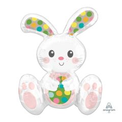 Standard Sitting Easter Bunny folija balon