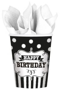 Chalkboard Birthday  kozarčki  266ml