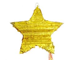 Pinata Star metallic gold