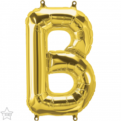 Mini folija balon črka B Gold  