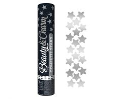 Confetti Cannon Silver Stars na ispaljivanje 30cm