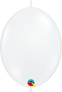 Lateks baloni 30cm Quick Link Diamond Clear