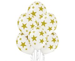Latex baloni 30 cm Stars 