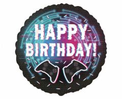 Standard 18" FX Happy Birthday Controller folija balon