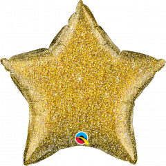 Standard Zvezda Glittergraphic Gold folija balon