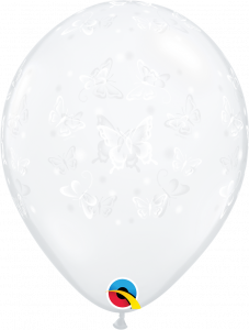 Lateks baloni 40cm Butterflies DC 