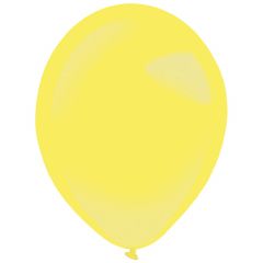 Latex baloni 35 cm Metallic Yellow Sunshine  