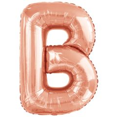 Folija balon črka B RoseGold