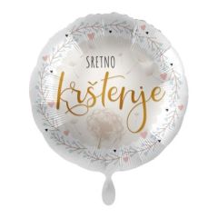 Standard Sretno Krštenje maslačak folija balon