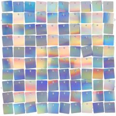 Shimmer Panel - Iridescent - 30 x 30 cm 12/1