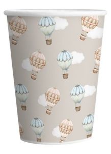 Kozarčki Baby balloons gender reveal 266ml 8kom