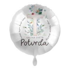 Standard Sretna Sveta Potvrda folija balon