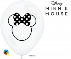 Lateks baloni 28cm Minnie Mouse Silhouette DC