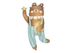 Maxi Bear with star folija balon