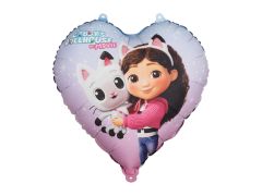 Standard Gabbys Dolihouse Heart folija balon