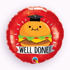 Standard Grad Well Done Red folija balon 