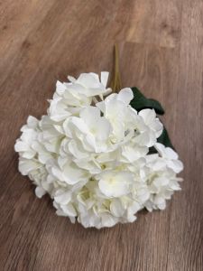Umetni šopek Hortenzije bela 30 cm 5/1