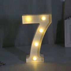 Svetleča Številka 7 - 22cm