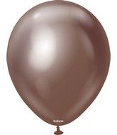 Latex baloni 30 cm Mirror (Chrome) Chocolate