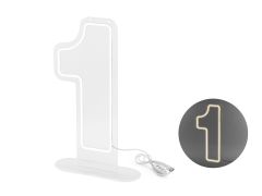 LED neonska številka "1" 50 cm