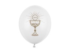 Latex baloni 30 cm IHS, Pastel Pure White