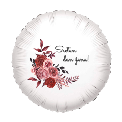 Standard Sretan dan žena folija balon