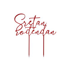 Toper Sretan Rođendan Rdeča