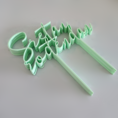 Toper Sretan Rođendan Pastel Zelena