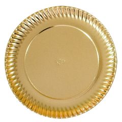 Gold papirni krožniki 23 cm