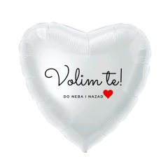 Standard Volim te do neba folija balon