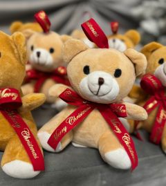 Medvedek Merry Christmas 14x14 cm